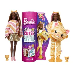 Lalka Barbie w przebraniu kota Cutie Reveal HHG20