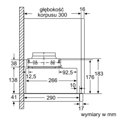 Okap Bosch DFL063W56 Srebrny
