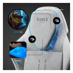 Fotel DIABLO CHAIRS X-One 2.0 Prime Szary