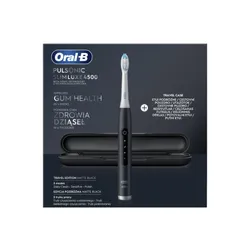 Elektrikli Diş Fırçası Oral-B Pulsonic Slim Luxe 4500 Mat Siyah Seyahat Sürümü