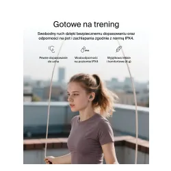 Słuchawki bezprzewodowe Belkin SoundForm Anywhere Douszne Bluetooth 5.4 Czarny