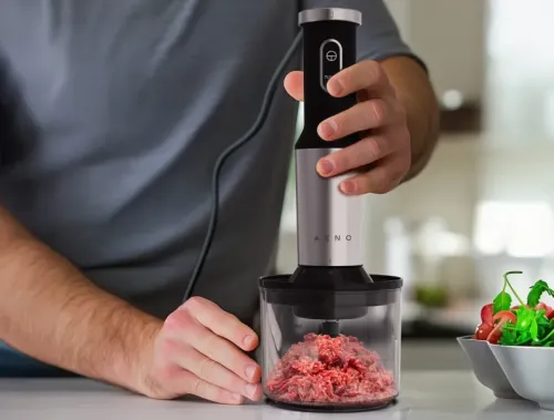 Blender Aeno AHB0004B 1200W Rozdrabniacz Końcówka do ubijania