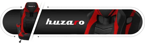 Fotel HUZARO Force 2.5 Czarno-czerwony