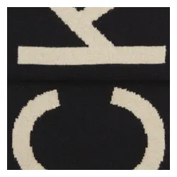 Calvin Klein Jeans eșarfă eșarfă Logo K60k611263 Negru BDS