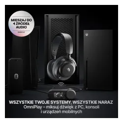 Słuchawki bezprzewodowe z mikrofonem SteelSeries Arctis Nova Pro Omni Nauszne Czarny