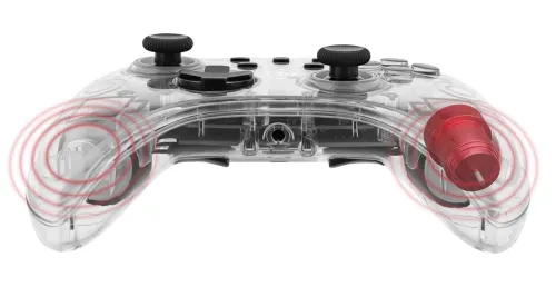 Pad Deltaco GAM-149-T do Nintendo Switch, PC Bezprzewodowy Transparent