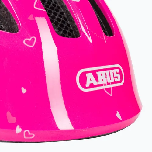 Kask rowerowy dziecięcy ABUS Smiley 3.0 pink butterfly