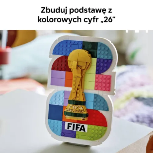 LEGO 43032 Editions Football Oficjalne logo FIFA World Cup 2026