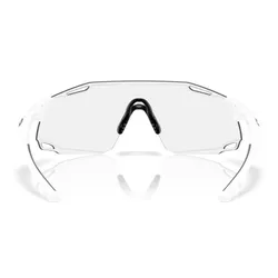 Okulary przeciwsłoneczne Oakley Cybr Dyno matte white/clear to black iridium photochromic