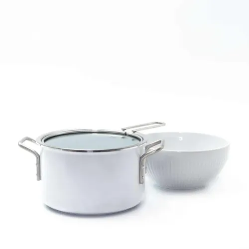 EVA TRIO 20 cm - pokrywka szklana ze stali nierdzewnej