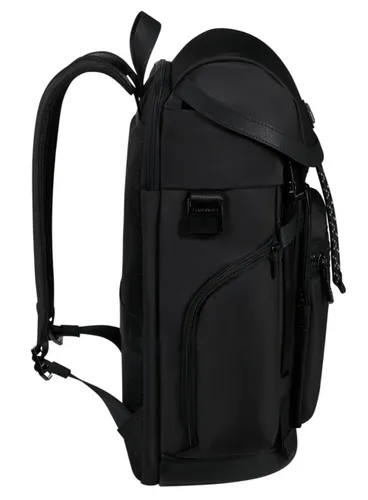 Рюкзак городской Samsonite Relyon Backpack 15,6" с клапаном - чёрный