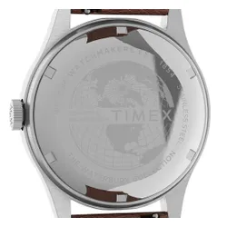 Timex Waterbury Traditional Saat TW2U90400 Kahverengi / Gümüş