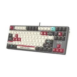 Klawiatura mechaniczna A4tech Bloody S87 Pixels Red BLMS RED Plus Szary