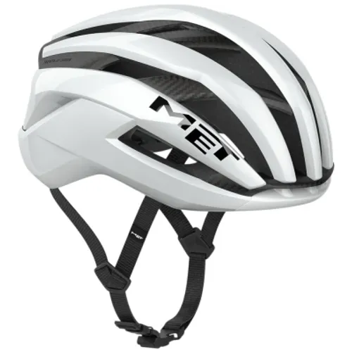 Kask rowerowy MET Trenta 3K Carbon MIPS white glossy - M