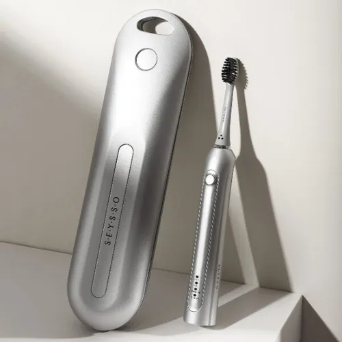 Szczoteczka soniczna SEYSSO Carbon Professional Silver