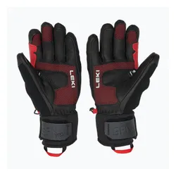 Rękawice narciarskie męskie LEKI Griffin Pro 3D black/ red/ white