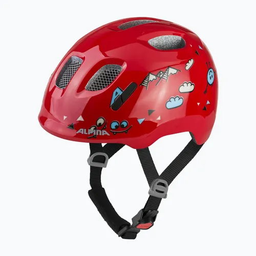 Kask rowerowy dziecięcy Alpina Ximo 2 Jr red smile gloss