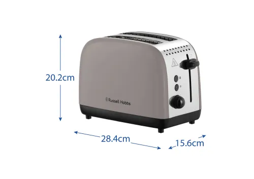 Toster Russell Hobbs Colours Plus Mocha 26931-56 Rozmrażanie 1670W