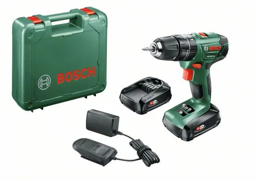 Дрель-шуруповерт аккумуляторная Bosch PSB 1800 LI-2 2x1. 5Ah