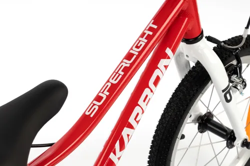 Rower dziecięcy KARBON Superlight Automatic 16 cali dla chłopca Czerwony