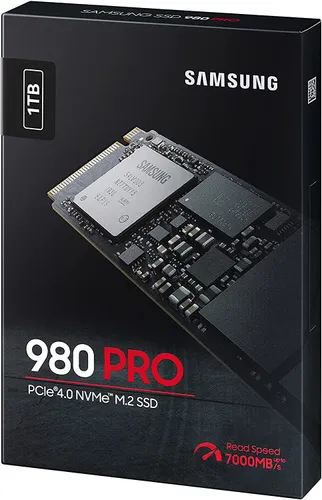 1 ТБ Внутренний SSD диск Samsung 980 PRO M.2 PCI-E 4.0 (MZ-V8P1T0BW)