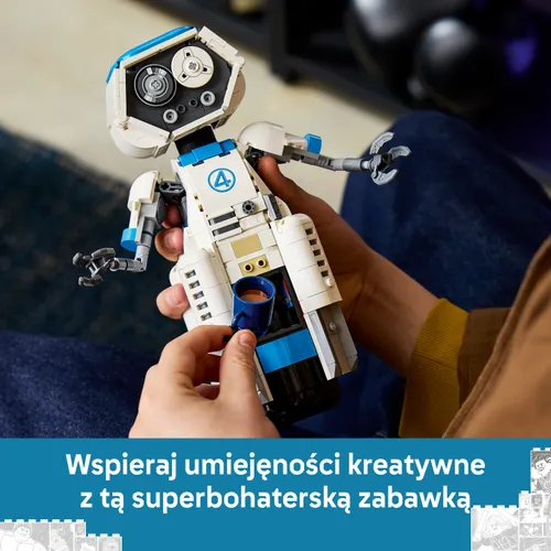 LEGO Marvel 76339 Fantastyczna Czwórka H.E.R.B.I.E., zestaw klocków 10+