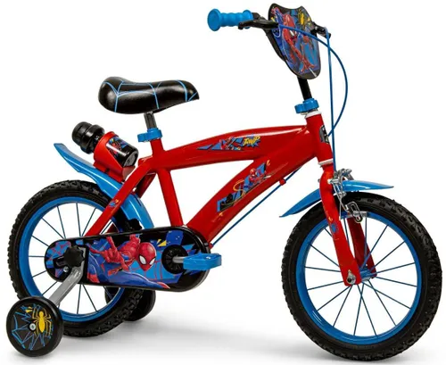 Rower dziecięcy HUFFY Spider-Man 14 cali dla chłopca Czerwony