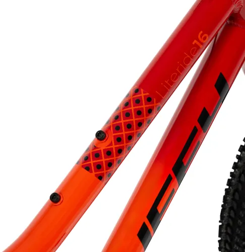 Rower dziecięcy HUFFY Literide Kids 16 cali dla chłopca Pomarańczowo-czerwony