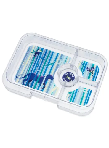 Lunchbox pojemnik na śniadanie XL Yumbox Tapas 4 - hazy blue / panther