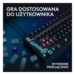 Klawiatura mechaniczna Logitech G316 X 75 Czarny