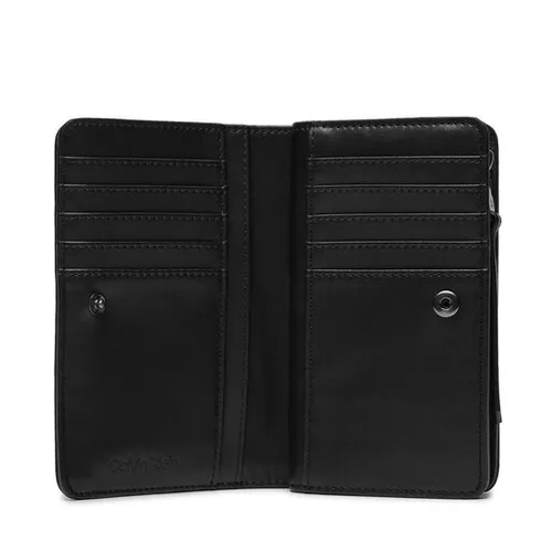 Большой женский кошелек Calvin Klein Re-Lock Quilt Bifold Wallet K60k611374 CK Black BEH