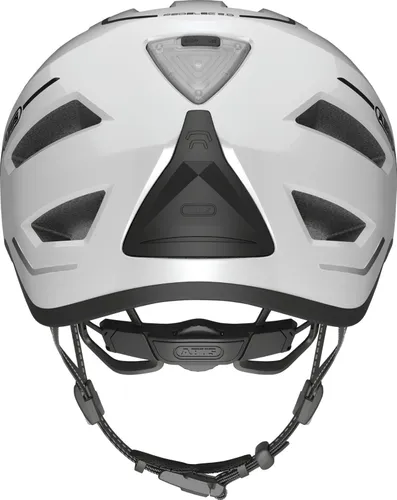 Kask rowerowy ABUS Pedelec 2.0 Pearl Biały Miejski (rozmiar L)