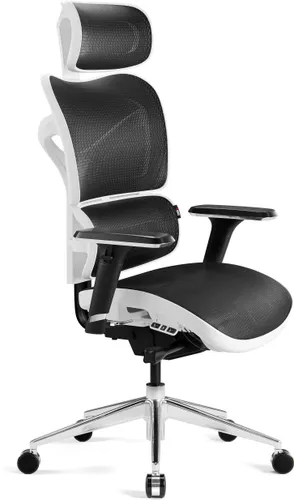 Fotel DIABLO CHAIRS V-Commander Biało-czarny