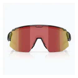Okulary przeciwsłoneczne Bliz Breeze transparent dark grey/brown red multi