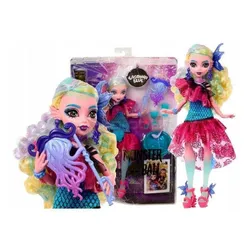 MONSTER BALL LALKA MONSTER HIGH LAGOONA BLUE lalka w imprezowym stroju HNF71