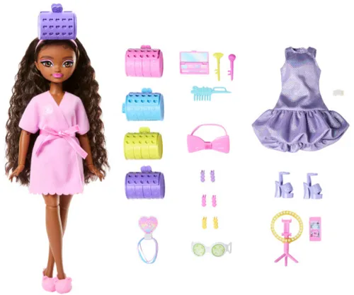 Lalka Barbie Dream Besties Brooklyn wyszykuj się ze mną JGG39