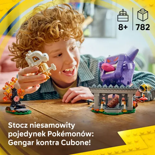 LEGO 72166 Pokémon SMART Play Cubone i Gengar — upiorne starcie