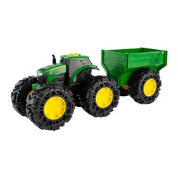 Traktor TOMY Monster Treads John Deere z przyczepą 47353