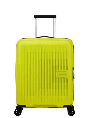 Walizka mała poszerzana American Tourister AeroStep - light lime