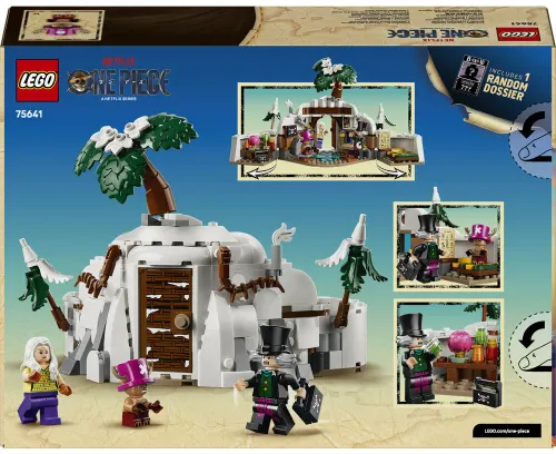 LEGO 75641 ONE PIECE: Убежище доктора Хилюлука, набор кубиков 9+