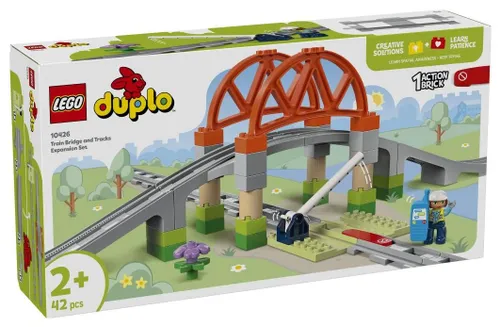 LEGO Duplo Town 10426 Most i tory kolejowe - zestaw rozszerzający