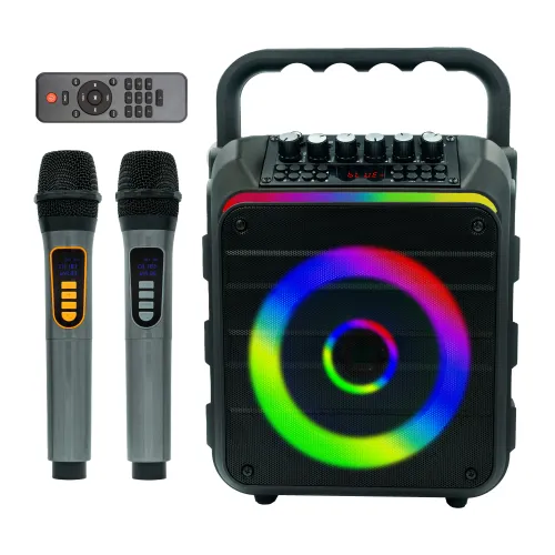 Zestaw karaoke Musicmate MM-SC300 SoundRider 18W Bluetooth Mikrofon Karaoke Czarny