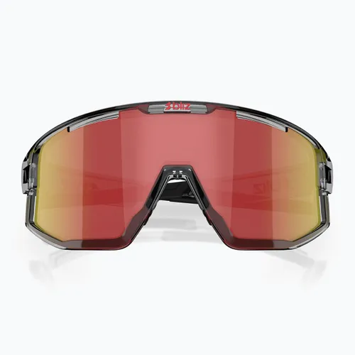 Okulary przeciwsłoneczne Bliz Fusion transparent dark grey/brow red multi