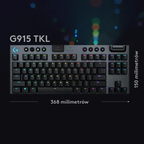 Logitech Klawiatura G915 TKL RGB Mechanical Linear 