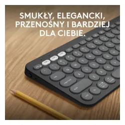 Klawiatura membranowa Logitech Pebble Keys 2 K380s - grafitowy