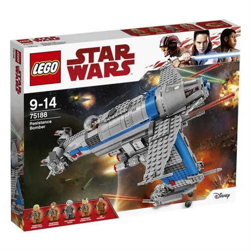 Конструктор Lego Star Wars бомбардировщик сопротивления (75188)