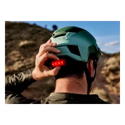 Kask rowerowy LAZER Impala KinetiCore Zielony MTB z możliwością zamontowania lampki (rozmiar M)
