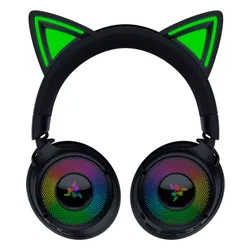 Słuchawki RAZER Kraken Kitty V3 Pro Czarno-zielony