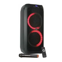 Power Audio Manta SPK5310PRO 120W Bluetooth Radio FM Mikrofon Karaoke Czarny