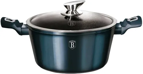Zestaw garnków BERLINGER HAUS Metallic Line Aquamarine Edition BH-7183 (22 elementy)